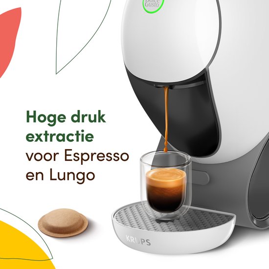 Krups NESCAFÉ Dolce Gusto NEO YY5677 – Caffè-Kaffeemaschine – Weiß – Speziell für Liebhaber von schwarzem Kaffee entwickelt