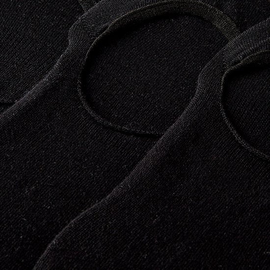 3 Paar No Show Low Trainer Socken - Füßlinge Strümpfe Füße - 38 - Schwarz