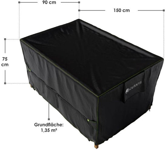 Gartenmöbelabdeckung CoverSafe Pro - 150 x 90 x 75 cm