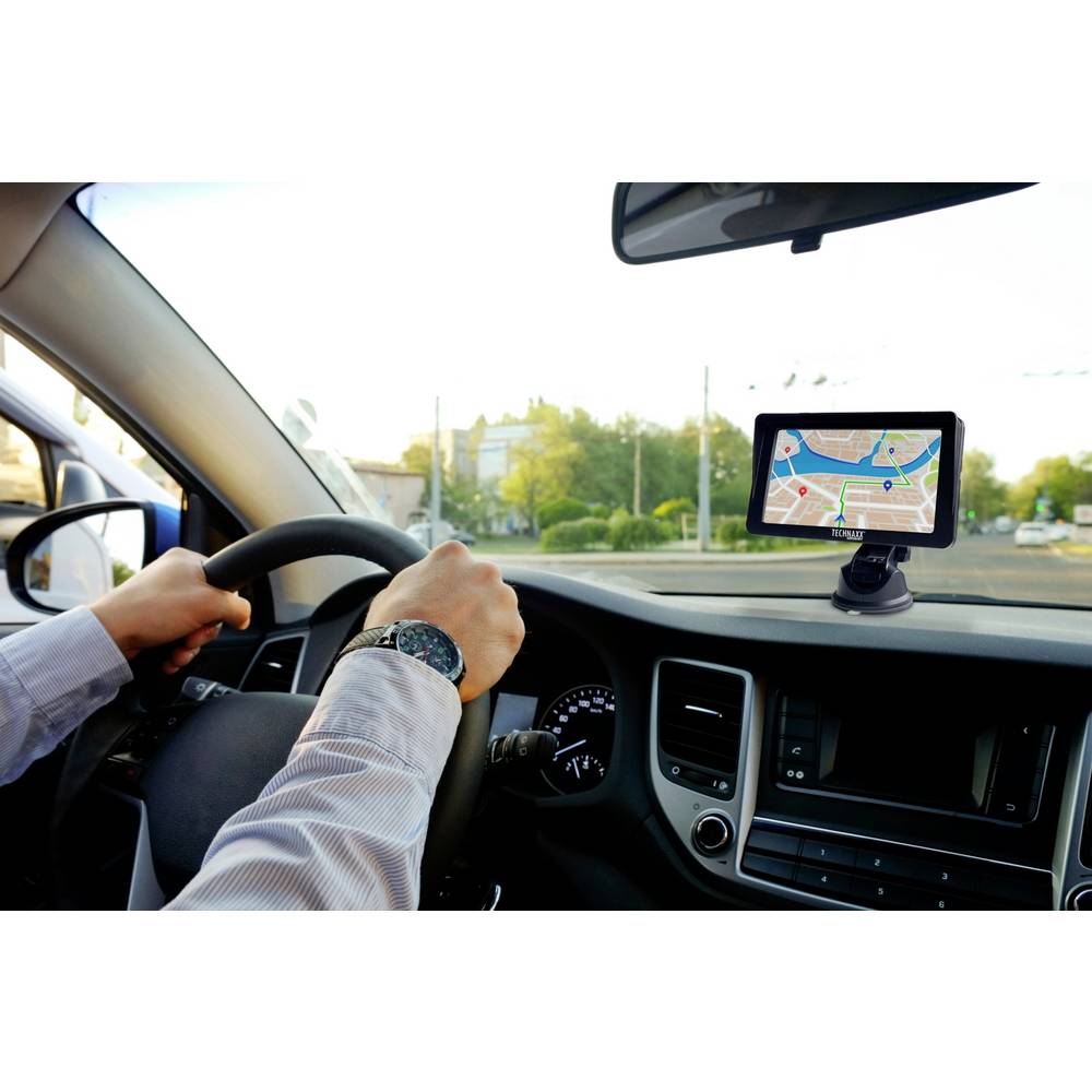 Technaxx TX-320 Kabelloses CarPlay- und Android Auto-Display – Schwarz – 7-Zoll-Touchscreen – Bluetooth 5.0 – WLAN – 19 x 11,1 x 3,7 cm