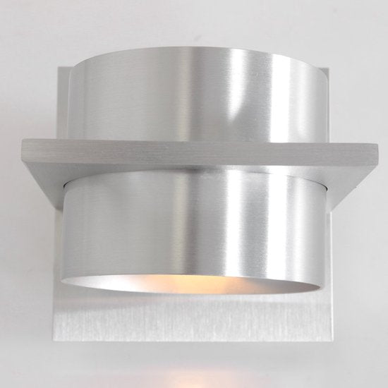 Wandleuchte Muro 3366ST aus Stahl, G9, verstellbare Lamellen, Kunststoff und Metall, modernes Design, 12 × 12 × 14 cm, Steinhauer