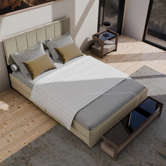 Aggravationsdecke / Schwerlastdecke / Gewichtsdecke - 135x200 cm - 7kg - Weiß