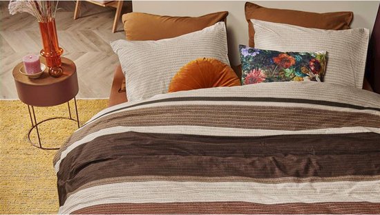 Beddinghouse Raya Bettbezug - Lits-Jumeaux - 240x200/220 - Steinrot