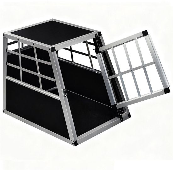Autobank Hund - Sitzbank für Auto - Reisebank - Hundekäfig Auto - Hundehütte - Hundebank - 54 cm x 69 cm x 50 cm