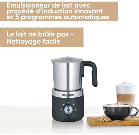 Severin SM 3588 Milchaufschäumer – Warm & Kalt – PFAS-frei – Schokoladenfunktion – 300 ml