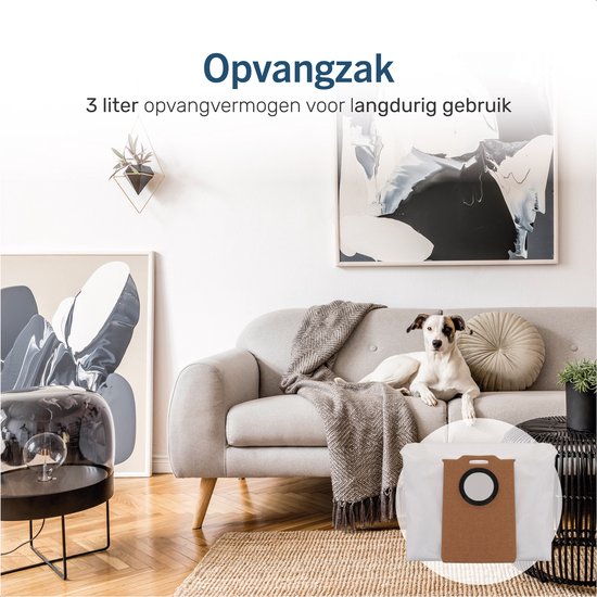 Skoov Robot Staubsaugerzubehör 2000PA - Geeignet für den Skoov Ecopulse Staubsauger - 1x HEPA-Filter - 1x Mopptuch - 1x Seitenbürste - 1x Auffangbeutel