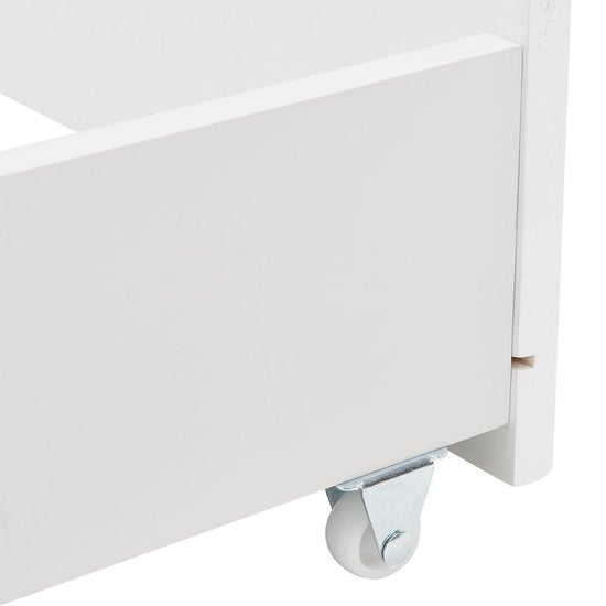 Kinderbett Marli - 80 x 160 cm - Weiß - inkl. Bettkästen