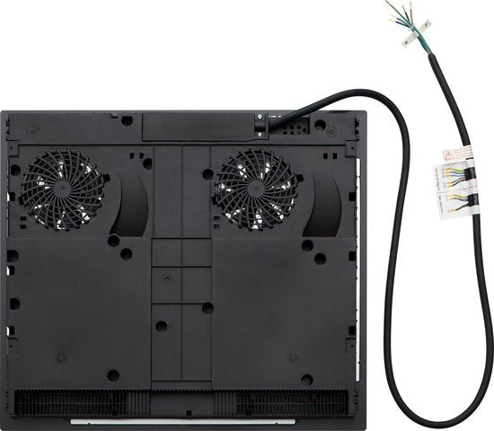 Inventum IKI6028 Einbau-Induktionskochfeld 60 cm – 1- oder 2-phasig – 4 Kochzonen – Boost – Timer – Kindersicherung – Randlos – Elektrisches Kochfeld mit 4 Kochstellen – Schwarz