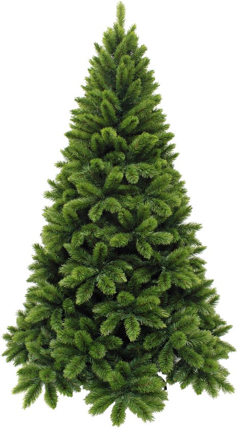 Triumph Tree Tsuga Weihnachtsbaum – Volles und natürliches Aussehen mit 1502 Zweigen – Weihnachtsdekoration für den Innenbereich – Kunstbaum, einfach und schnell aufstellbar – Grün, H 260 x Ø 160 cm