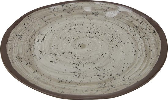 Bo-Camp – Essteller – Halo – 4 Stück – Melamin – Beige
