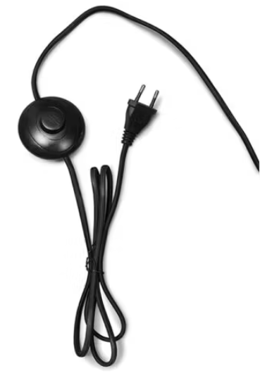 It's About Romi Stehleuchte Amsterdam - Schwarzer Stoff - 190 x 47 x 70 cm