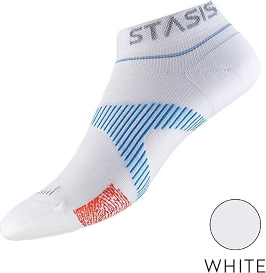 NeuroSocks Athletic NoShow weiß L (43-46) – Socken – Wohlbefinden – Für Arbeit, Sport und Freizeit – Neuro Tech-Muster „VOXX HPT Pattern“