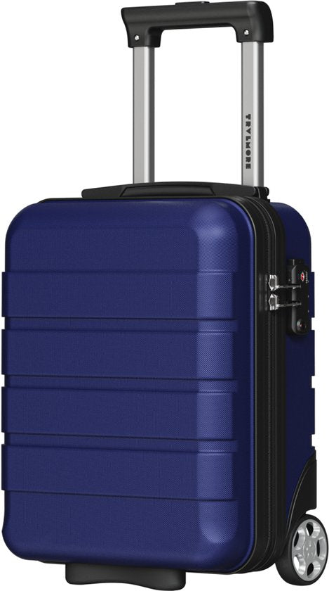 TRVLMORE Handgepäckkoffer – 40 x 30 x 20 cm – Unter-Sitz-Gepäck – 24 l – TSA-Schloss – 2 Rollen – Dunkelblau