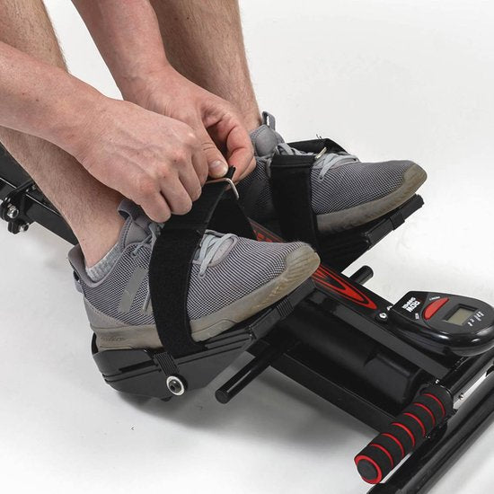Kendox RowShaper - Fitness-Rudergerät für Zuhause - Mit LCD-Display - Belastbar bis 120 kg