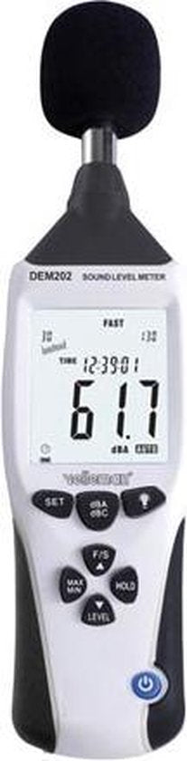 Velleman Professional Schallpegelmesser, Datenlogger, usb-Schnittstelle, 262144 Messungen, Windows OS