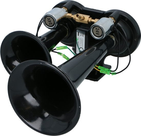 All Ride Air Horn - 2-Ton - 24V - Schwarz