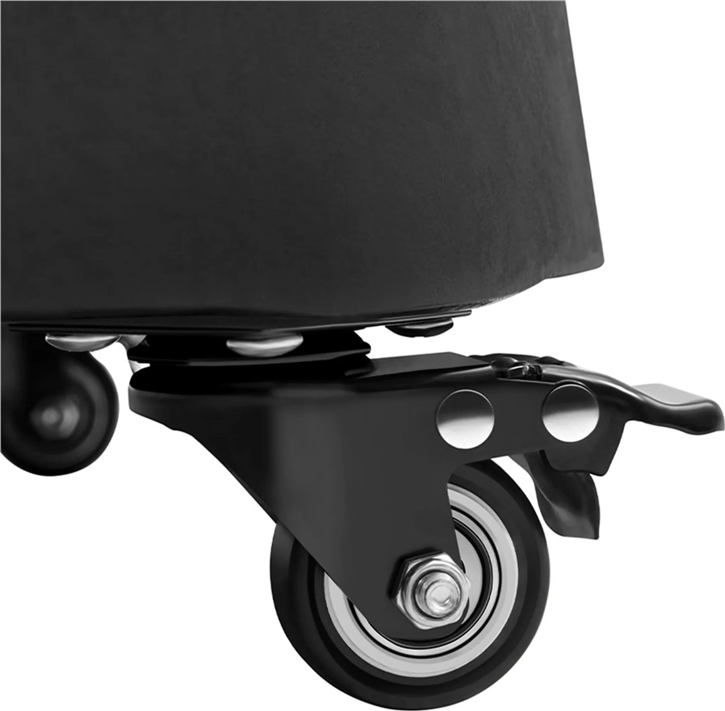 Yaheetech Sonnenschirmfuß auf Rädern 24 kg - Mit 4 Rollen mit Bremse und zwei Adaptern für Ø 38 mm und Ø 48 mm - Für Terrasse und Garten - Schwarzes Harz und Metall - 52 x 52 x 42 cm