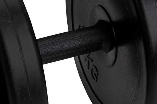 VirtuFit Verstellbares Hantelset - Kurzhantelgewichte - 2 Vinylhanteln 14kg - 28kg
