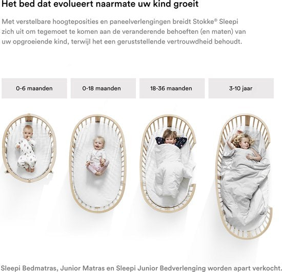 Stokke® Sleepi™ Erweiterungsset für das Kinderbett – Weiß