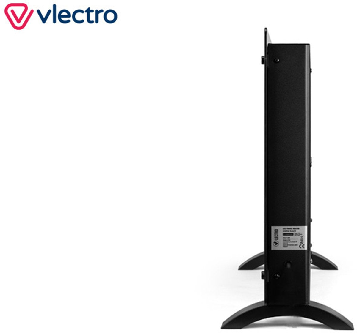 Vlectro Heizpaneel - Mit einstellbarem Timer - Schwarz
