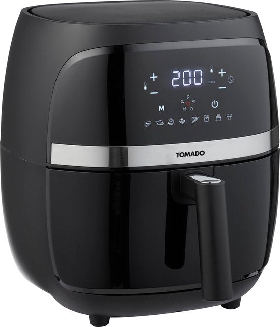Tomado TAF3202B - Heißluftfritteuse - 3,2 Liter Fassungsvermögen - Digitalanzeige - 500g Pommes frites - PFAS frei - Best Buy - Aug & Nov 2024