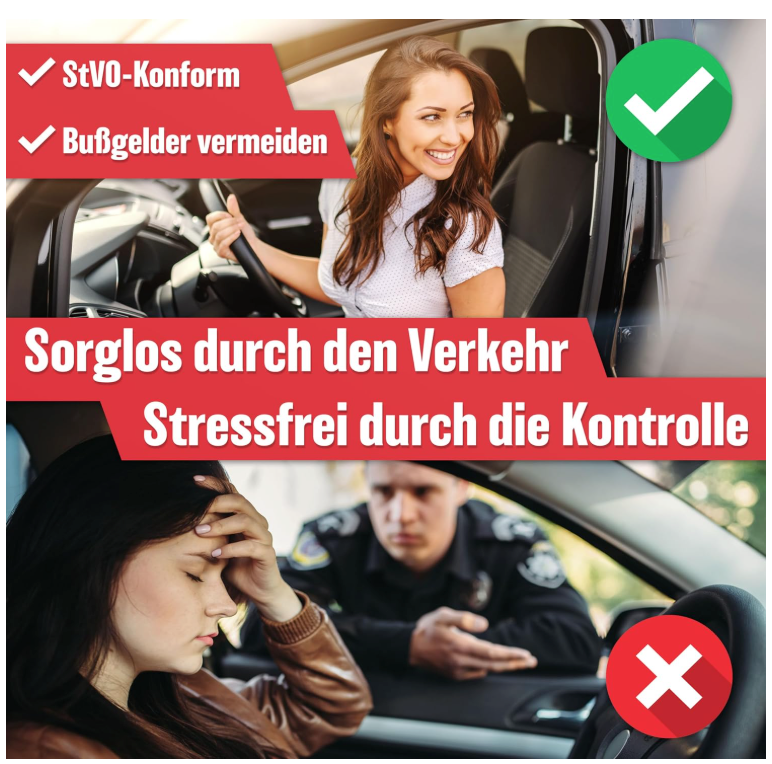 HELDENWERK - Auto-Verbandstasche & Verbandskasten - DIN 13164:2022 Standard - Kompakt - Schwarzes wasserabweisendes Nylon - Inklusive Masken & Rettungsdecke - Für Auto, Motorrad & LKW - Vorgeschrieben in Europa