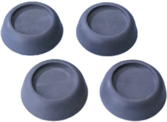 Wenko Schwingungsdämpfer 4,5 × 2 cm, grau, 4 Stück
