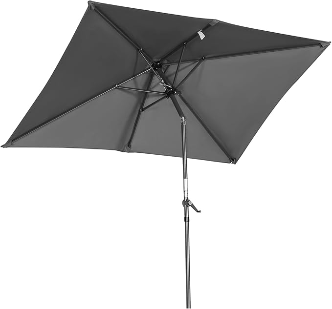 Angel Living Tuniparasol - 210 x 140 cm, mit Kurbel - kippbar - UV 50+ - rechteckig