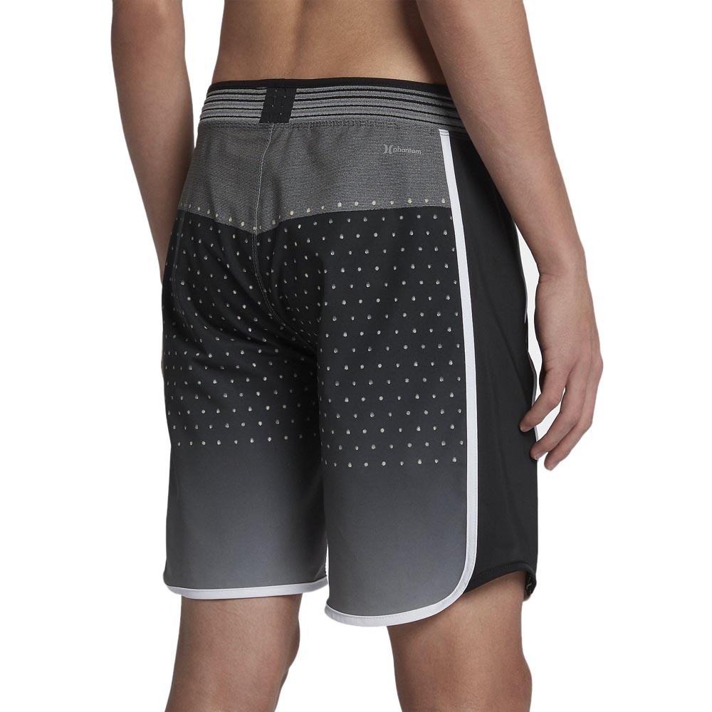 Hurley - XS - Phantom Hyperweave Motion Reef Badeshorts - Schwarz