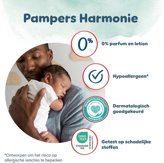 Pampers Harmonie Pants – Größe 4 (9 kg–15 kg) – 32 Windelhosen