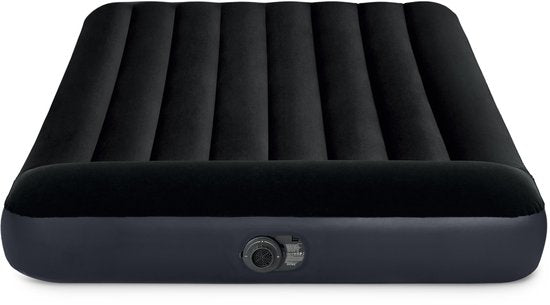 Intex Pillow Rest Classic Luftmatratze mit integrierter Pumpe – 191 x 137 x 25 cm