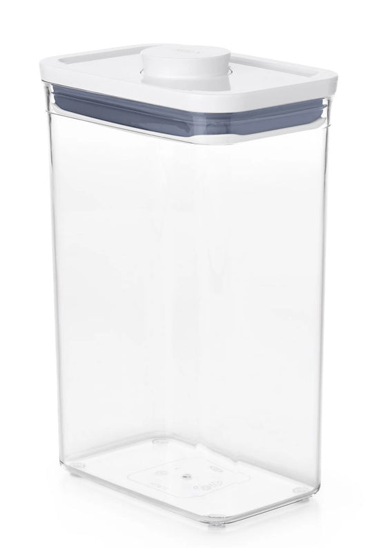 Oxo Good Grips POP-Behälter 2.0, rechteckig, mittel – 2,6 Liter – transparent – 16 x 11 x 24 cm