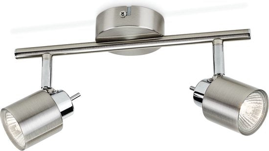 Philips Meranti Aufbaustrahler – 2-flammig – Nickel