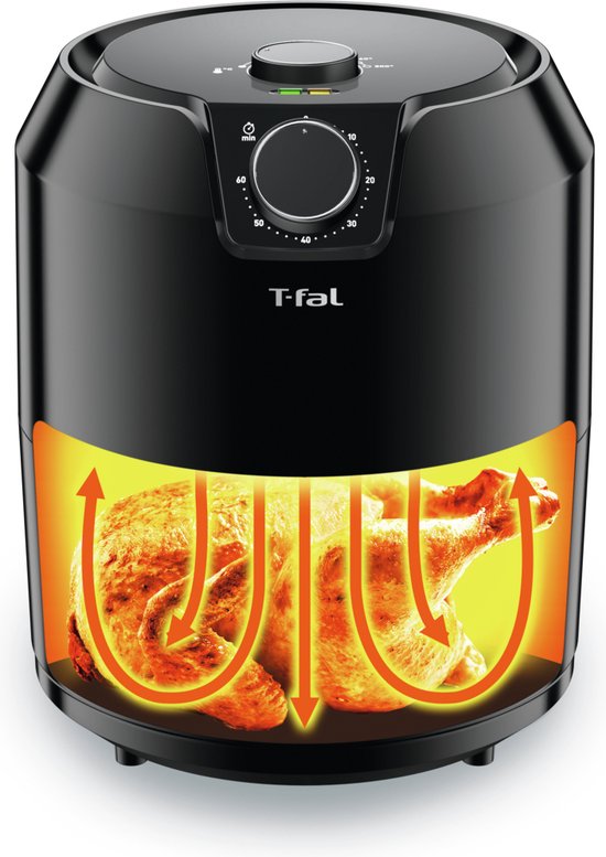 Tefal Easy Fry Classic EY2018 Fritteuse Unique 4,2 L Autonom 1500 W Heißluftfritteuse Schwarz