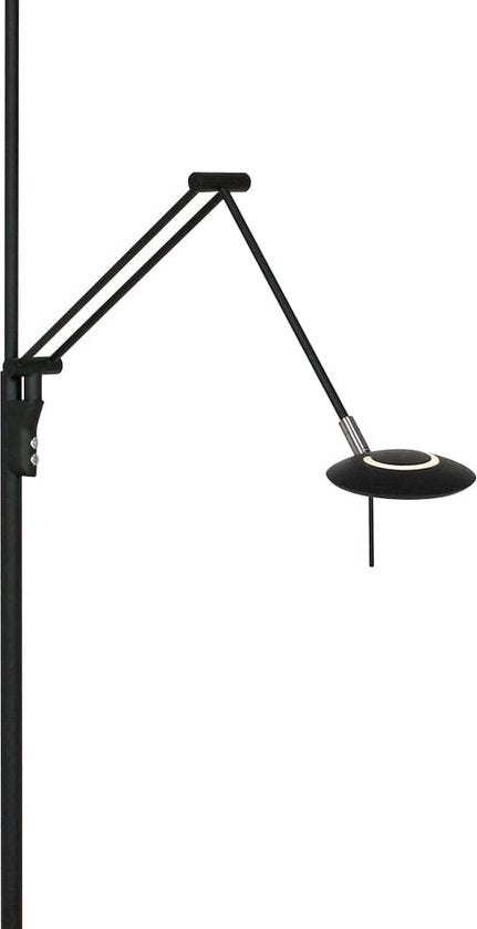 Stehleuchte Steinhauer Zodiac - LED - 185 cm x 25 cm x 25 cm - Schwarz