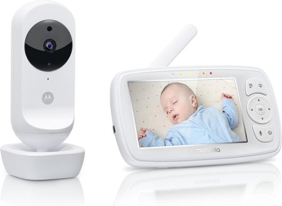 Motorola EASE44 Connect - Wi-Fi-Babyphone mit Kamera und App - HD-Video-Streaming - Viele Funktionen
