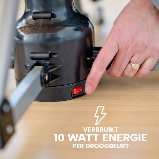 Ezeespinner - Elektrischer Wäschetrockner - Klappbares Trockengestell mit automatischer Abschaltung - Mit Fernbedienung - Kapazität bis zu 25 KG - 10W