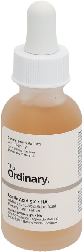 The Ordinary Lactic Acid 5 % + HA 2 % – Gesichtspeeling-Serum für empfindliche Haut
