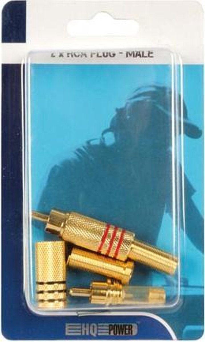 HQ-Power RCA-Stecker - 2 x männlich