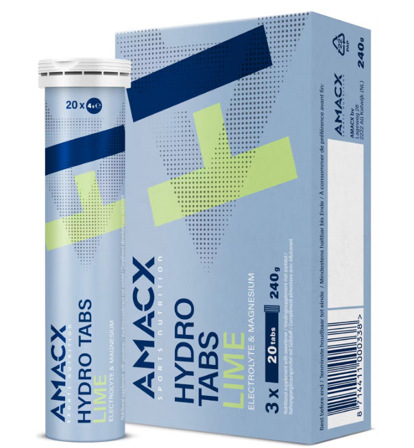 Amacx Hydro Tabs Limette - 20 Portionen - Elektrolyte