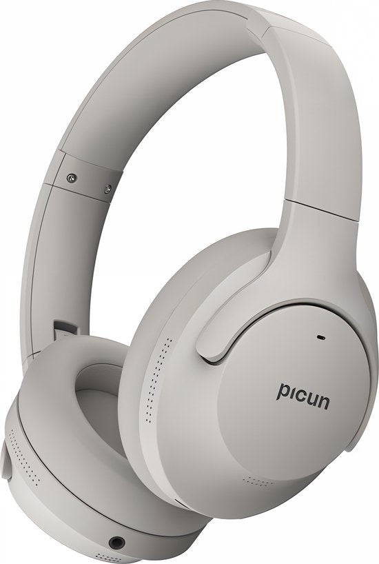 PICUN ANC-05L - Kabellose Over-Ear-Kopfhörer mit aktiver Geräuschunterdrückung - Hi-Res Sound - Bluetooth-Kopfhörer - Grau