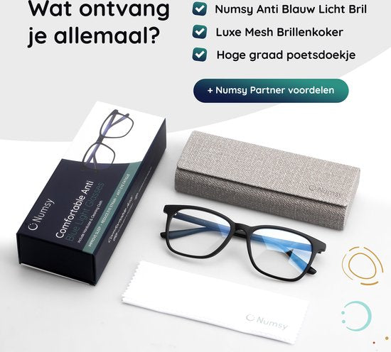 Blaulichtbrille ohne Stärke - Computerbrille - Blaulichtbrille - Bildschirmbrille