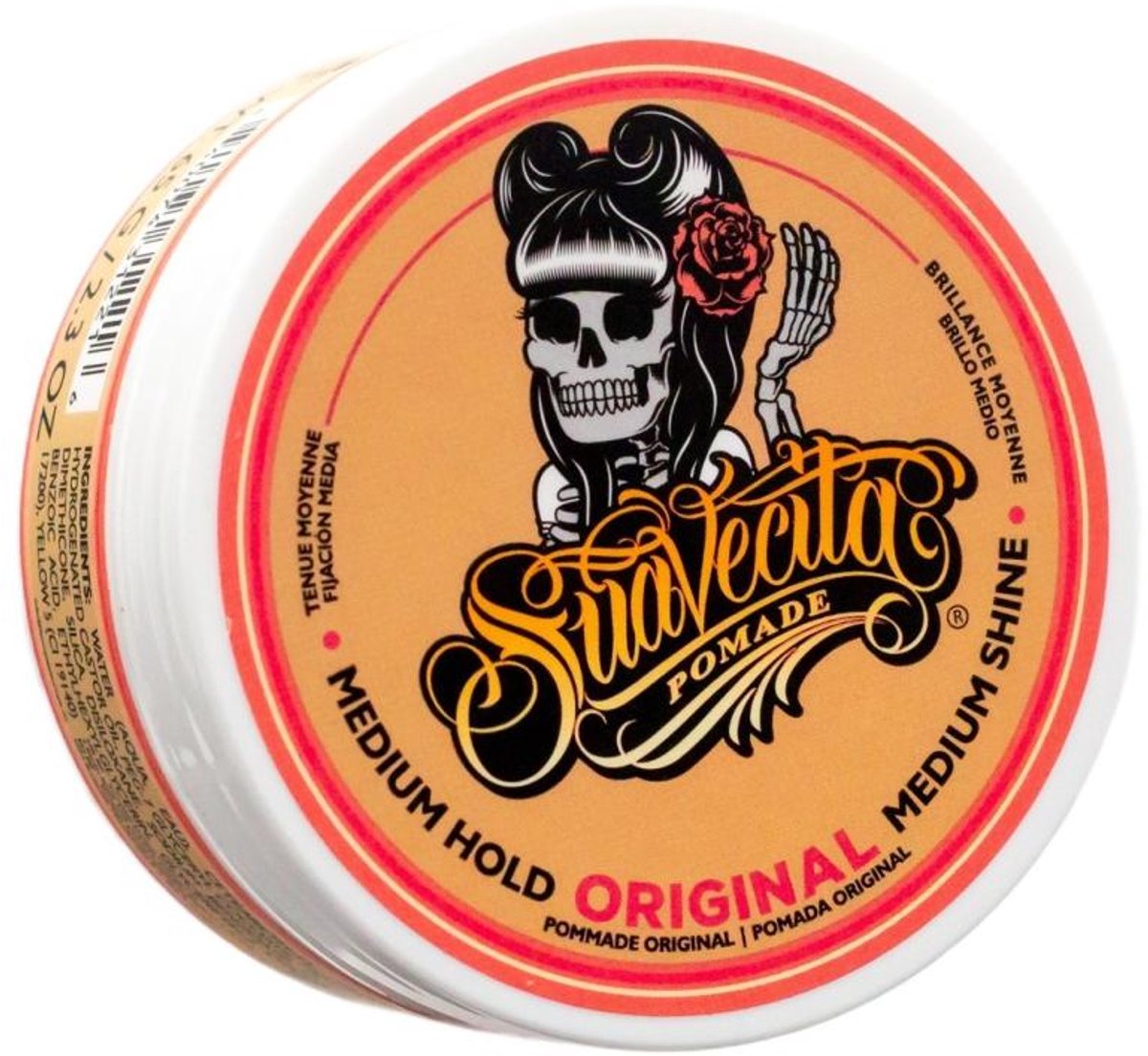 Suavecito Suavecita Pomade 65 g – Rosa – Duftnote „Summer Berries“
