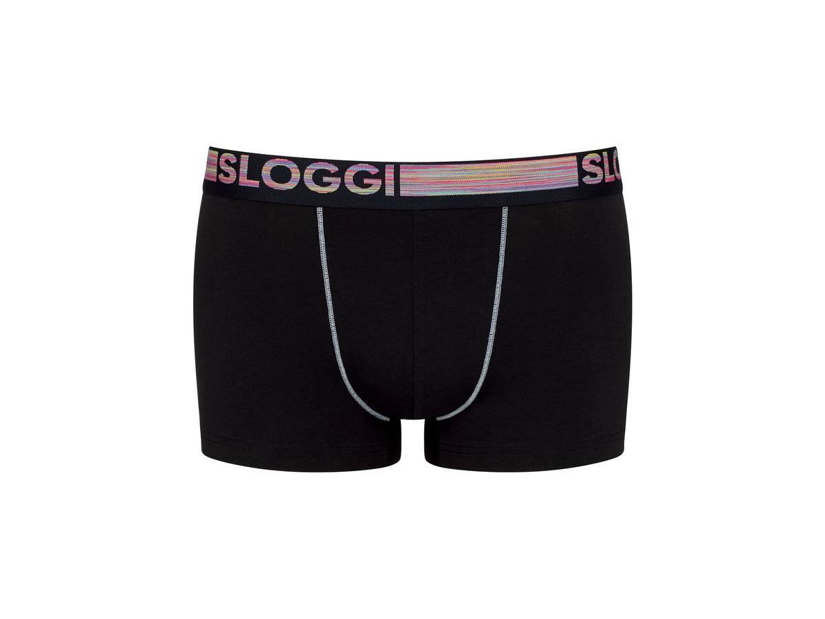 Sloggi Go ABC Natural Hipster-Shorts – 6er-Pack – Größe L – Schwarz