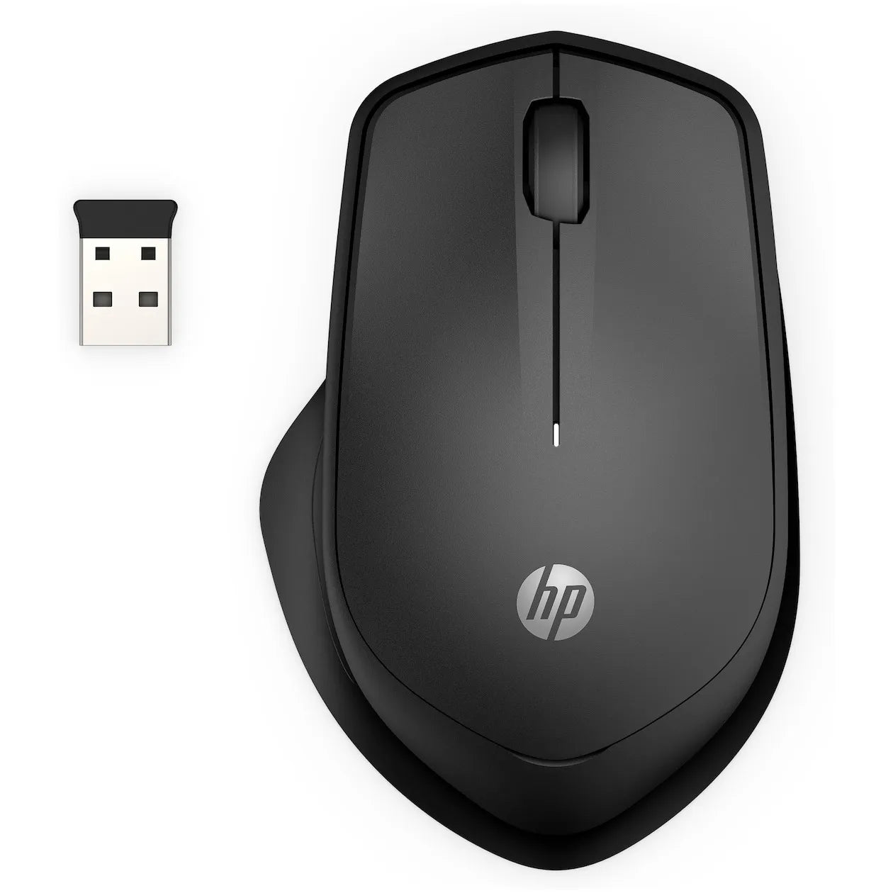 HP 280 Silent Wireless Mouse - Geräuschloser Klick, ergonomisches Design, lange Akkulaufzeit