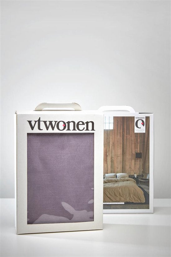 Vtwonen Vintage Indigo Bettbezug - Lits-Jumeaux - 240x200/220 - Dunkelblau