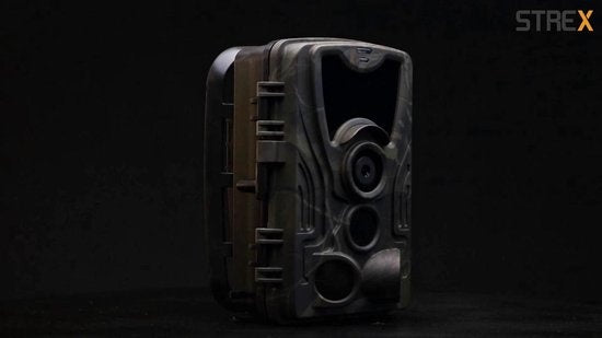 Strex Wildtierkamera - Mit Nachtsicht - 36MP 4K ULTRA HD - Wasserdicht - Inkl. 32 GB SD