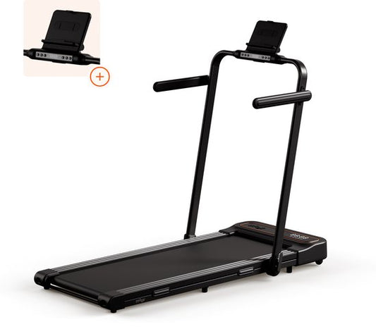 Moov Run Klappbares Laufband – Walking Pad – Zusammenklappbares Laufband – Laufband 1–14 km/h – inkl. Zubehör