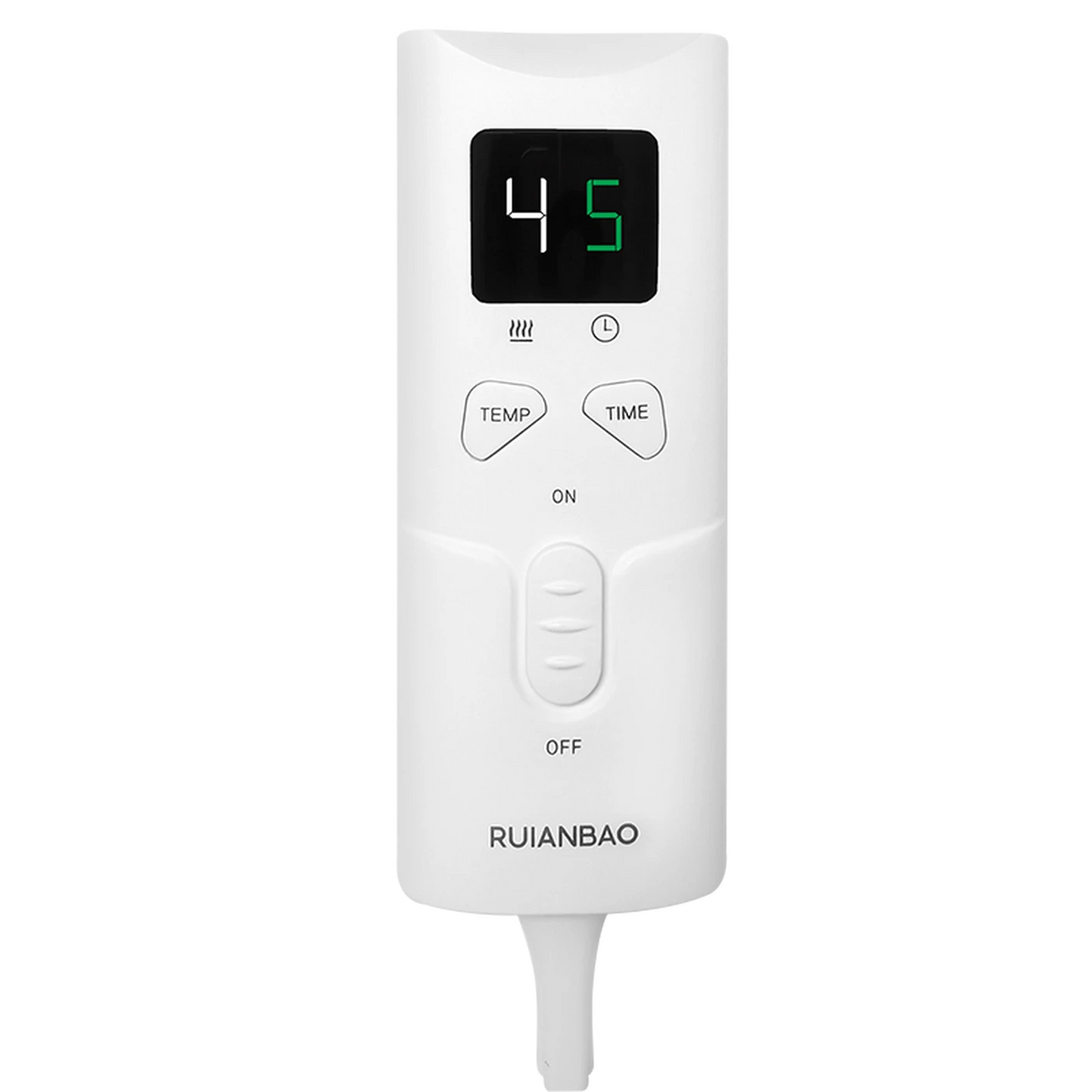 Ruianbao Luxus-Heizdecke 130 × 180 cm – 9 Heizstufen – 165 W – Weich und bequem