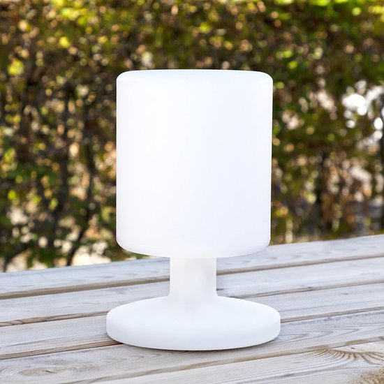 Smartwares 10.068.38 – Tischlampe, kabellose Außenlampe – 3 W – Leuchtdauer 8 bis 15 Stunden – IP44